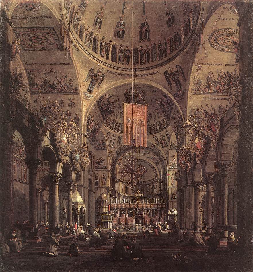 San Marco: the Interior by CANALETTO