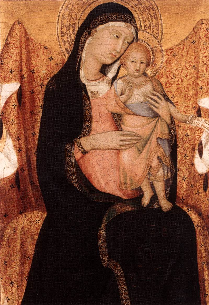 Virgin and Child (detail) by MEMMI, Lippo