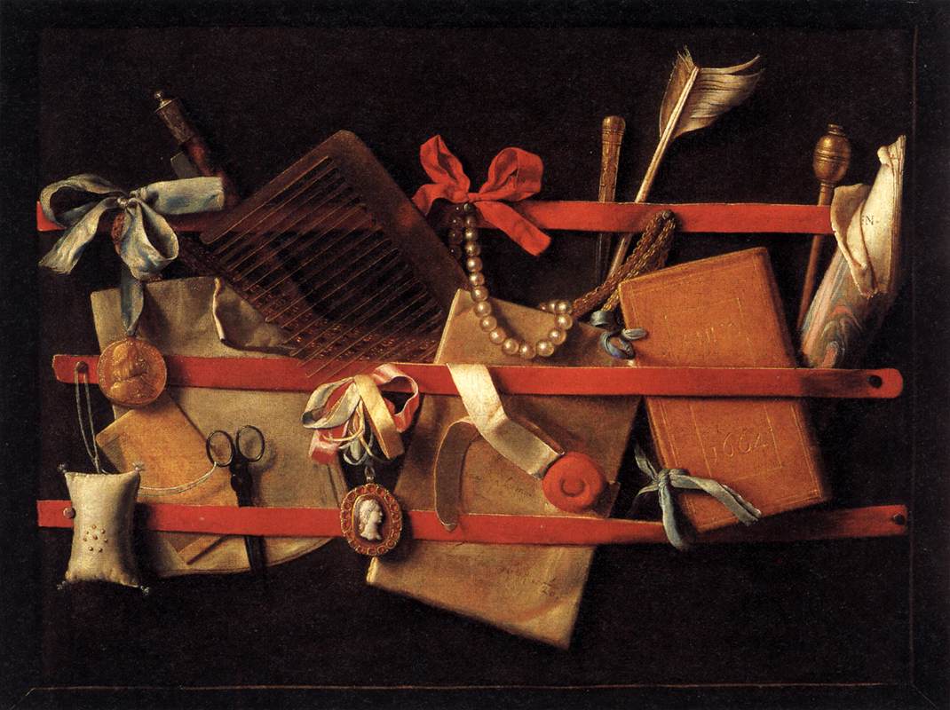 Tromp-l'oeil Still-Life by HOOGSTRATEN, Samuel van