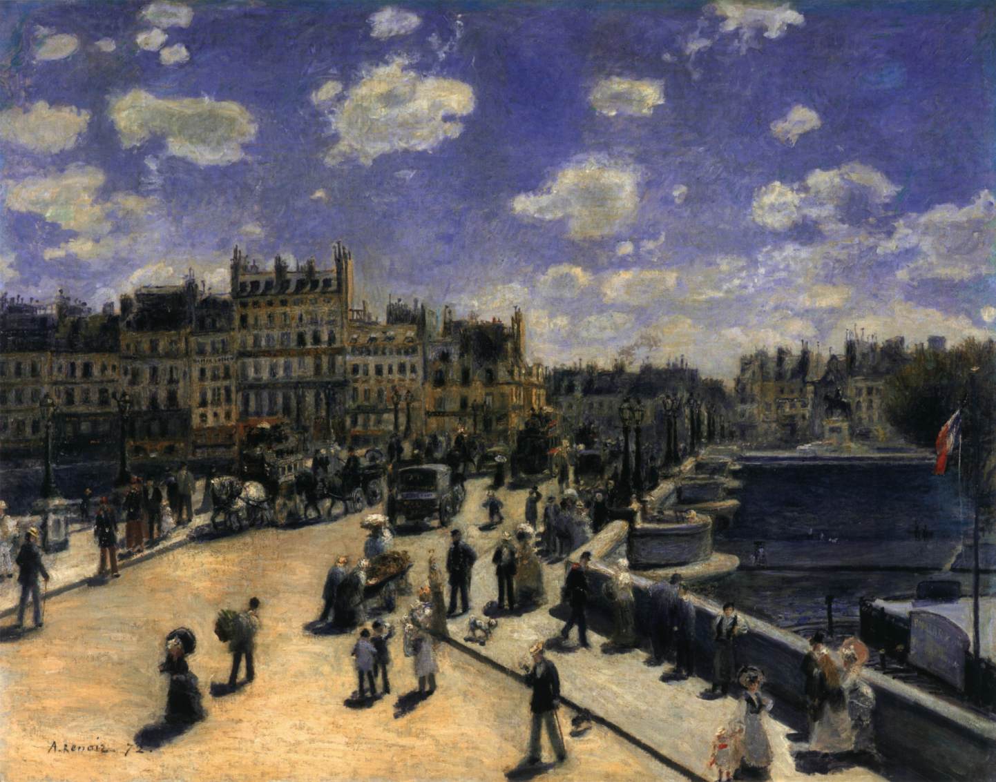 Pont Neuf in Paris by MIERIS, Frans van, the Younger