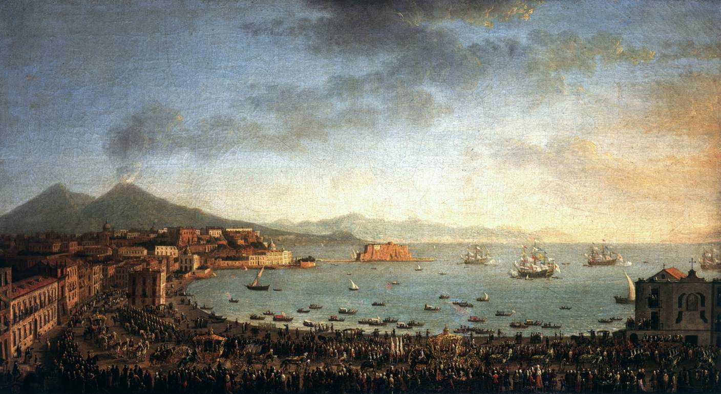 The Royal Procession to the Church of Santa Maria di Piedigrotta by JOLI, Antonio