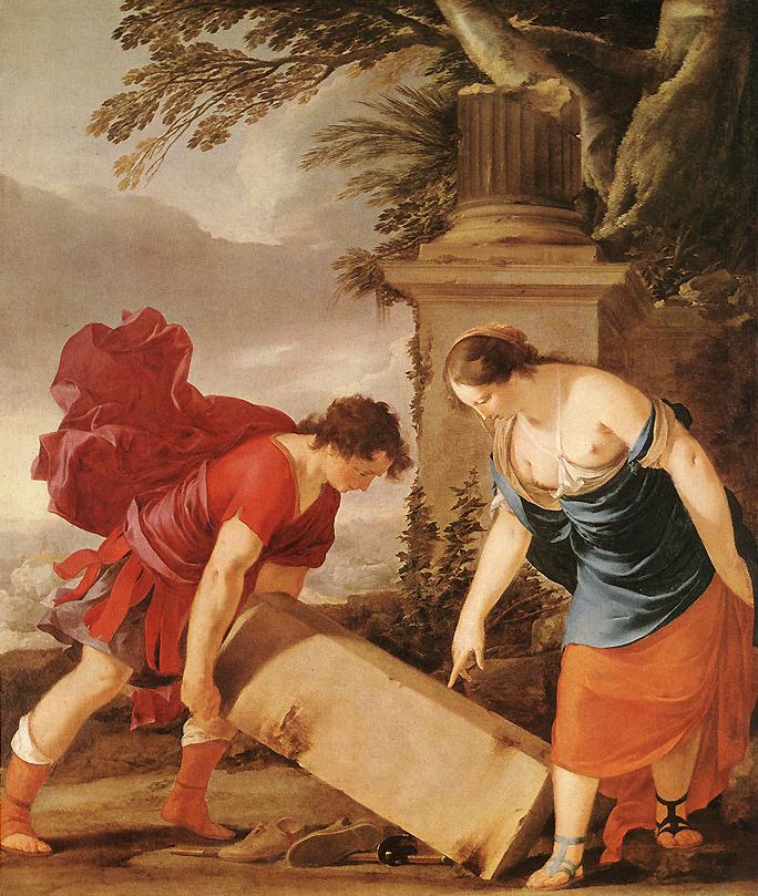 Theseus and Aethra by LA HYRE, Laurent de