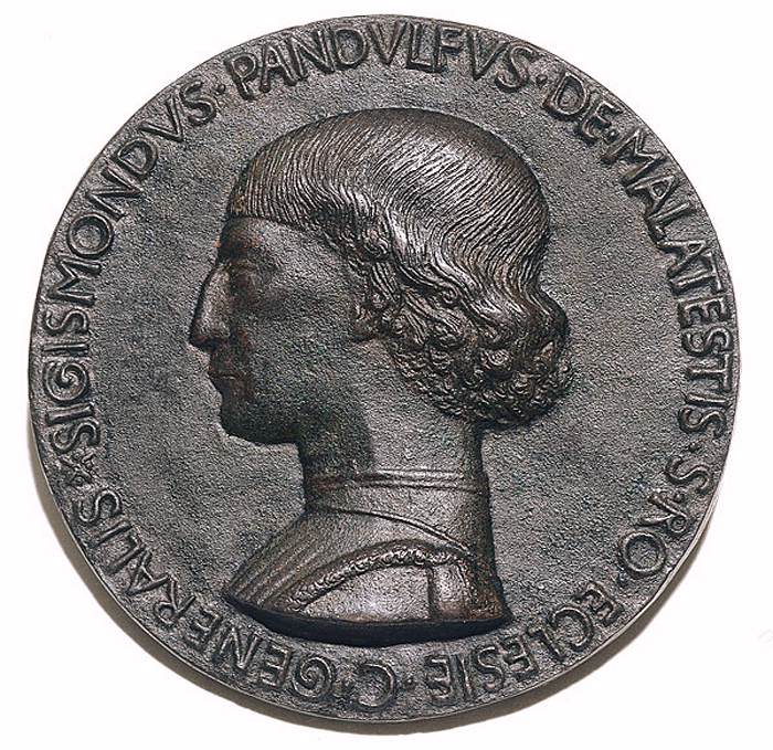 Portrait of Sigismondo Pandolfo Malatesta (obverse) by PASTI, Matteo de'