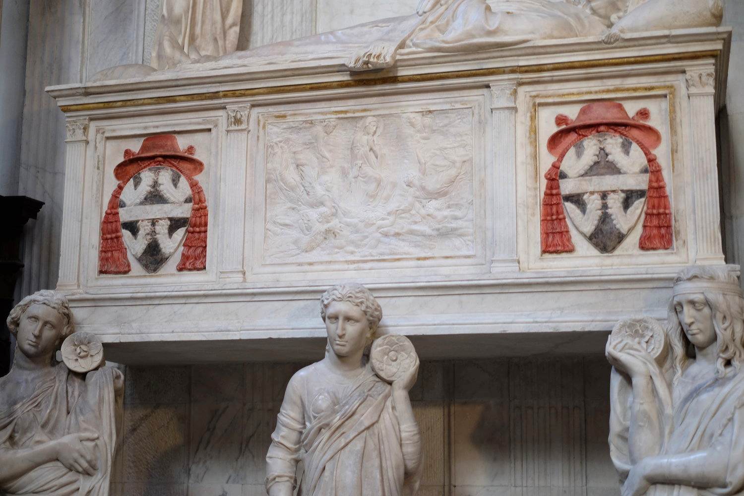 Funeral Monument of Cardinal Rainaldo Brancacci (detail) by