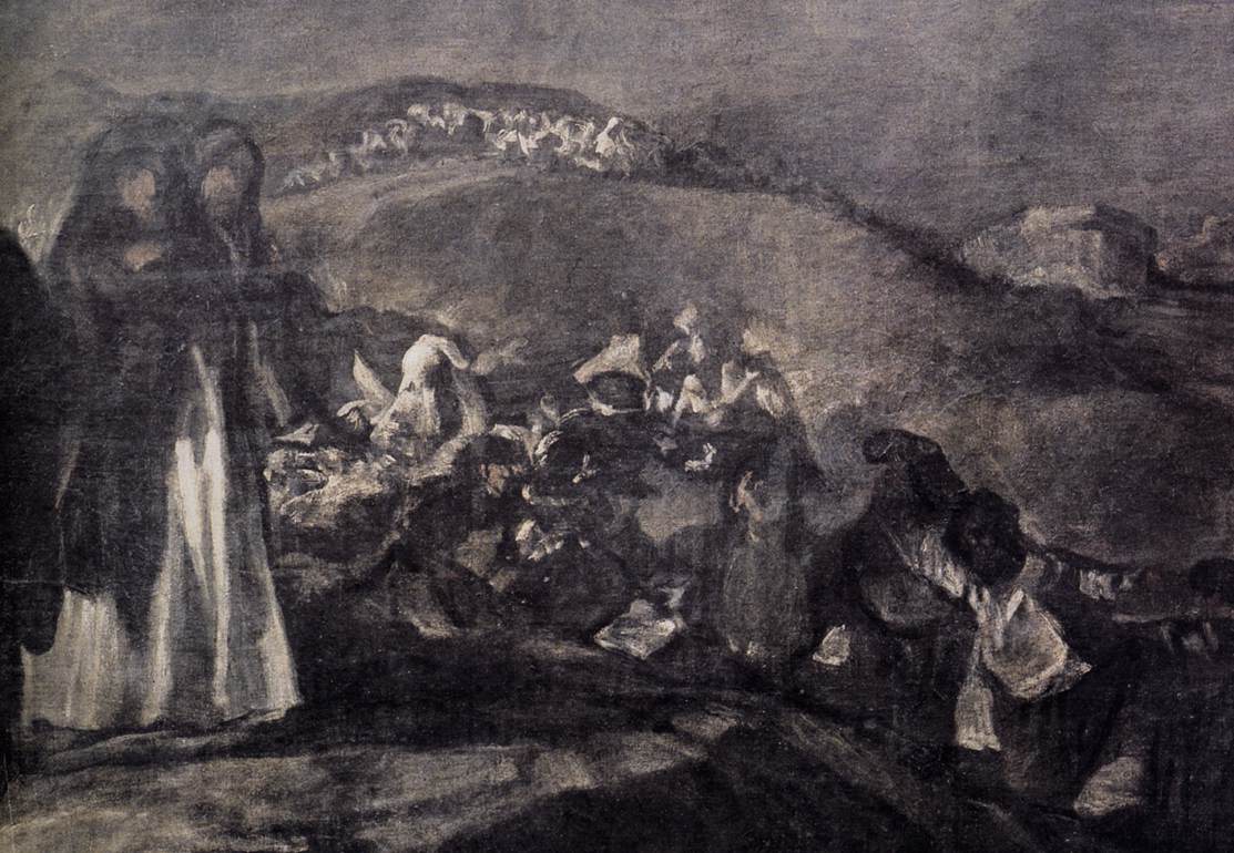 A Pilgrimage to San Isidro (detail) by GOYA Y LUCIENTES, Francisco de