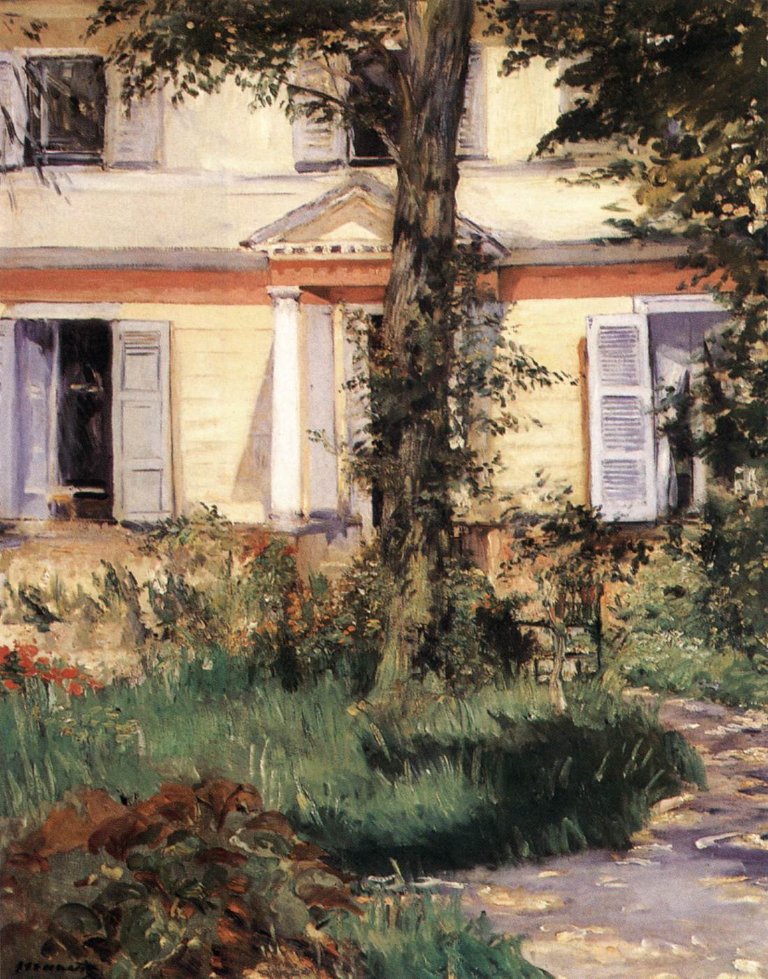 House at Roueil by MANET, Edouard