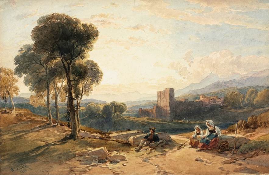 Italian Landscape by LEITCH, William Leighton