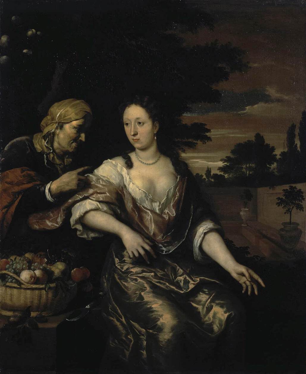 Vertumnus and Pomona by HOET, Gerard I