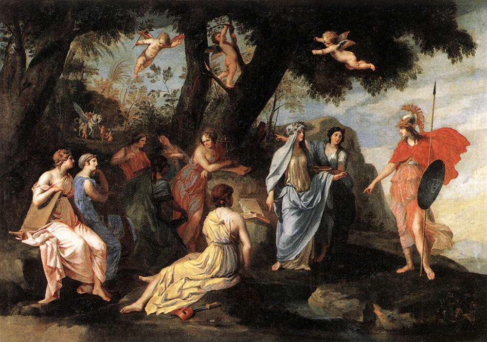 Minerva and the Muses by