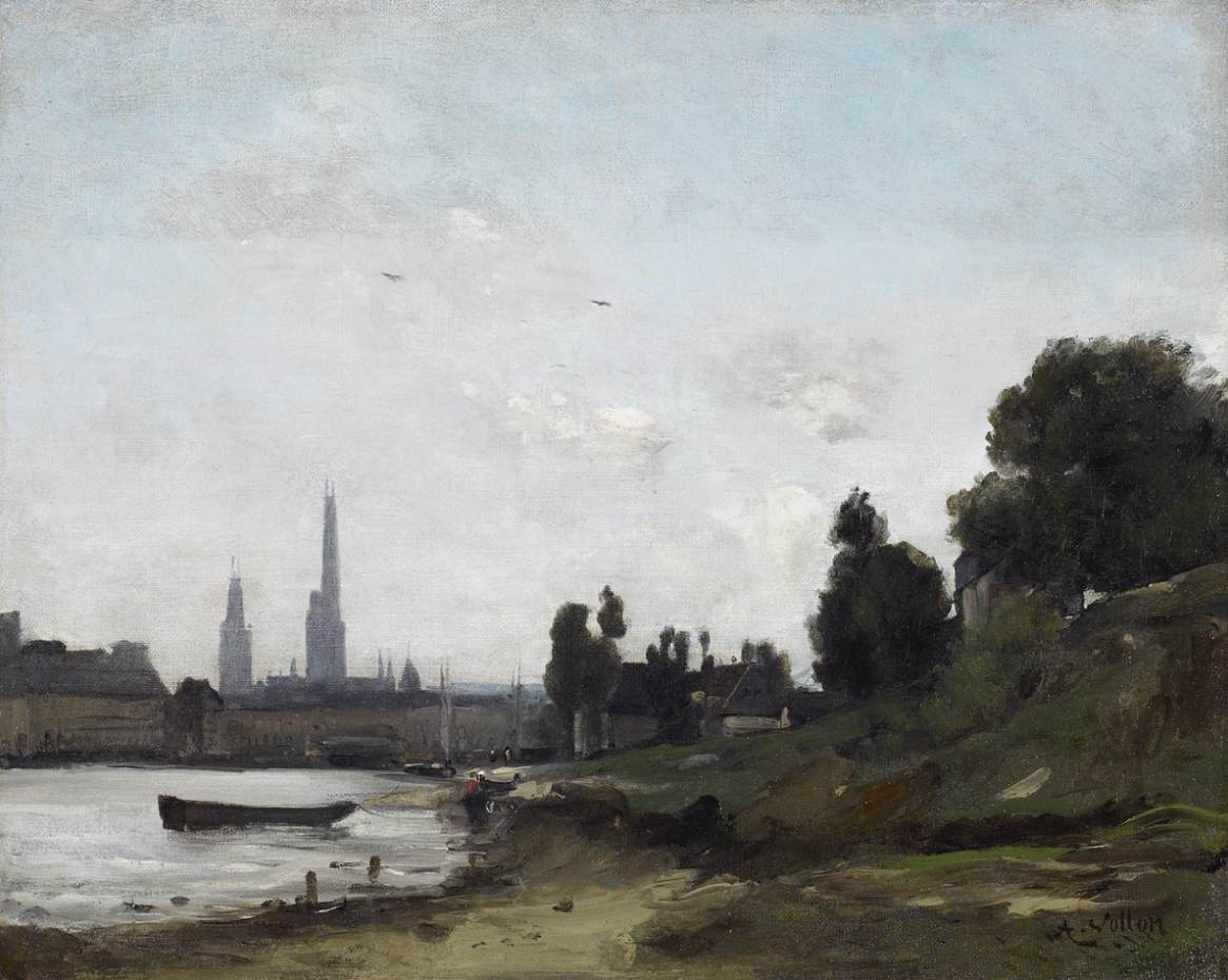 View of Rouen by VOLLON, Antoine