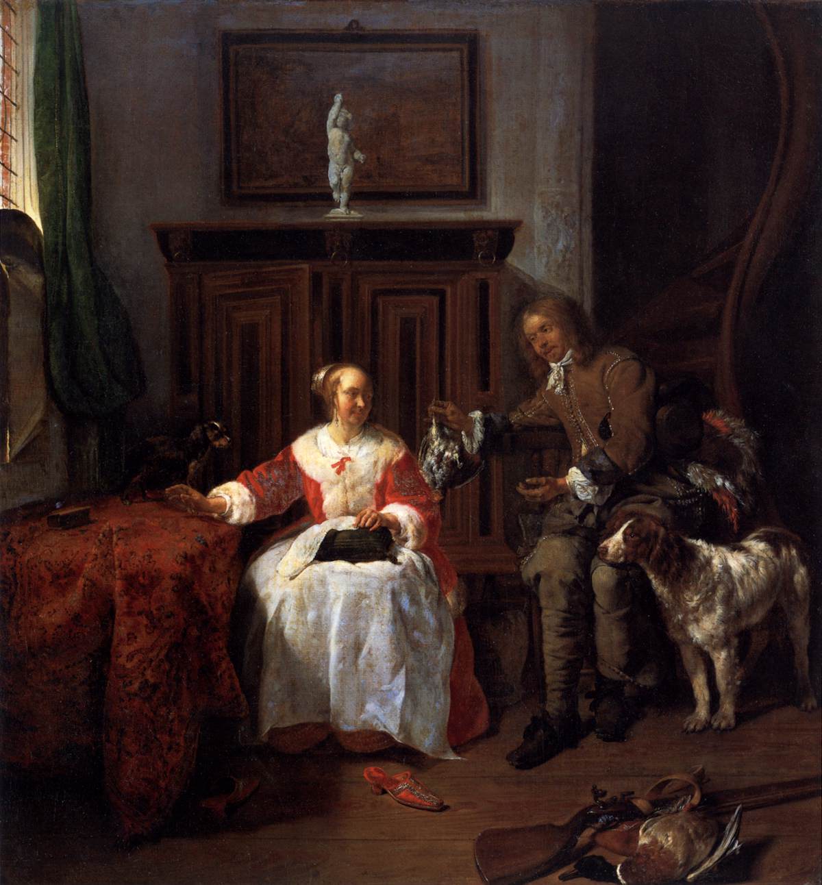 The Hunter's Gift by METSU, Gabriel