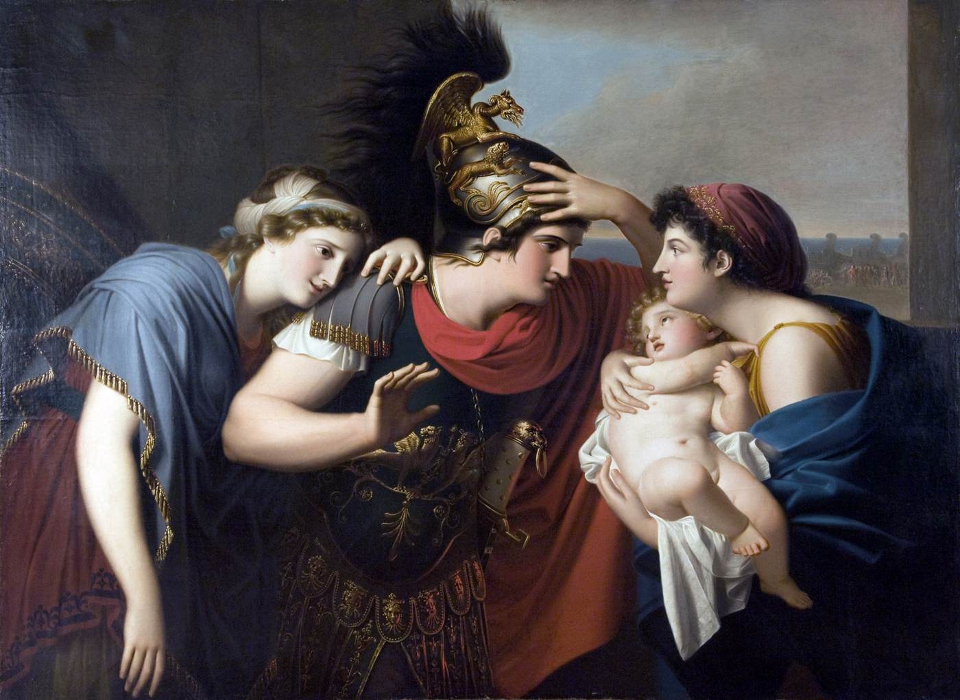 Meeting of Hector and Andromache by