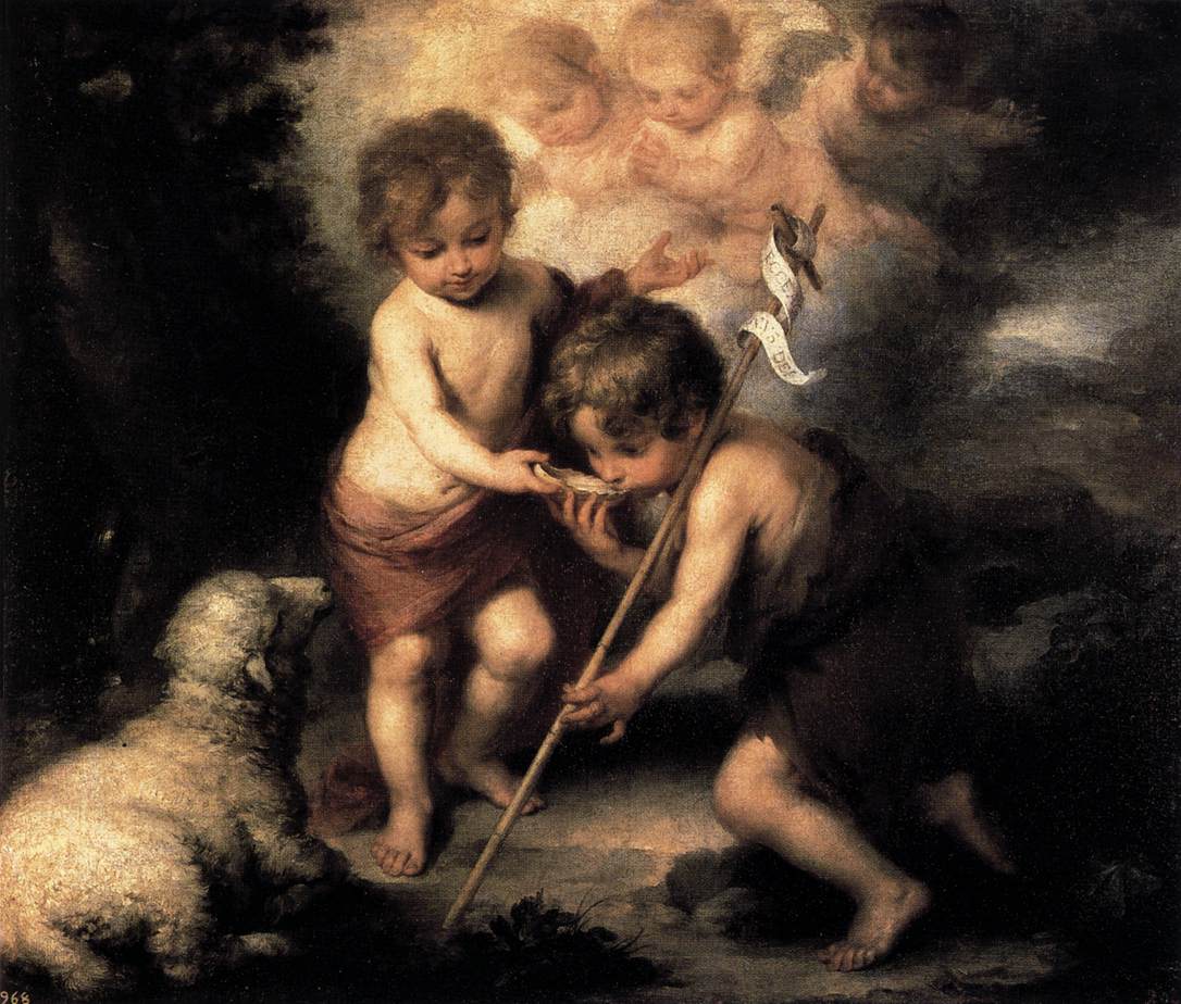 Infant Christ Offering a Drink of Water to St John by