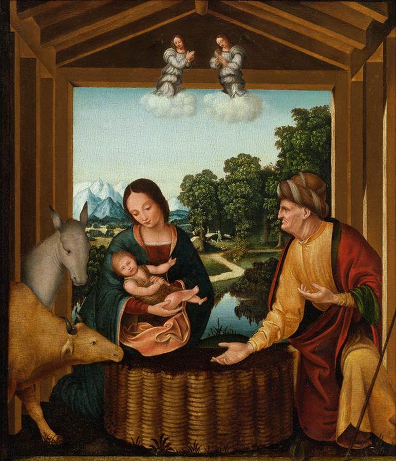 Nativity by ZENALE, Bernardo