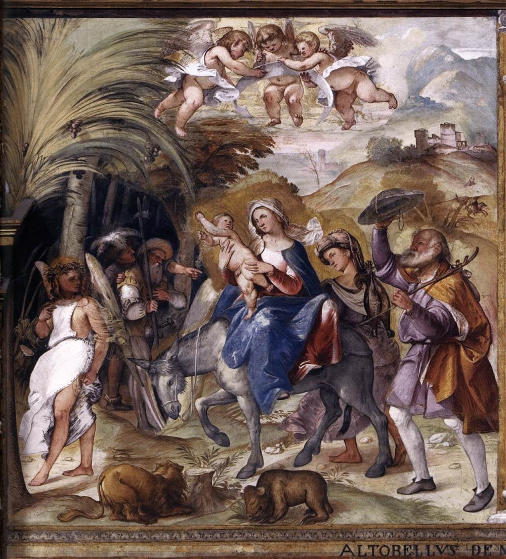 Flight to Egypt by MELONE, Altobello