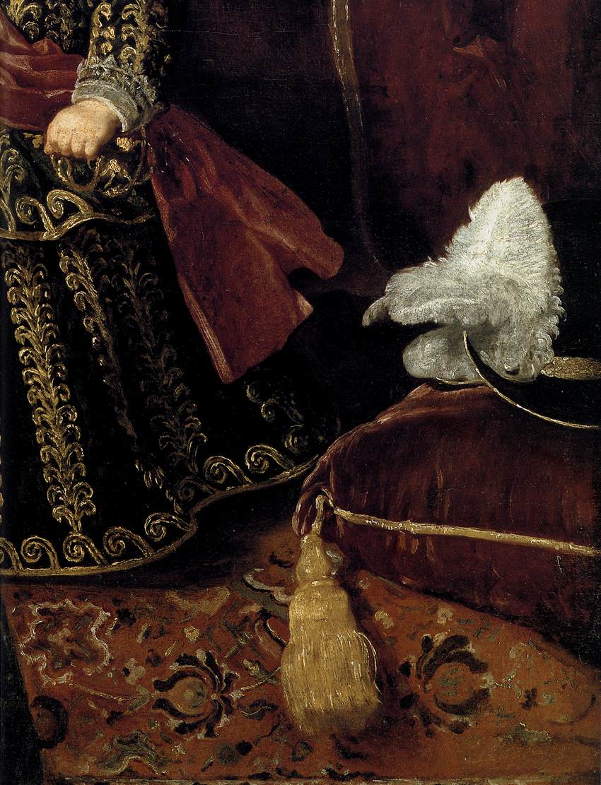 Prince Baltasar Carlos with a Dwarf (detail) by VELÁZQUEZ, Diego Rodriguez de Silva y