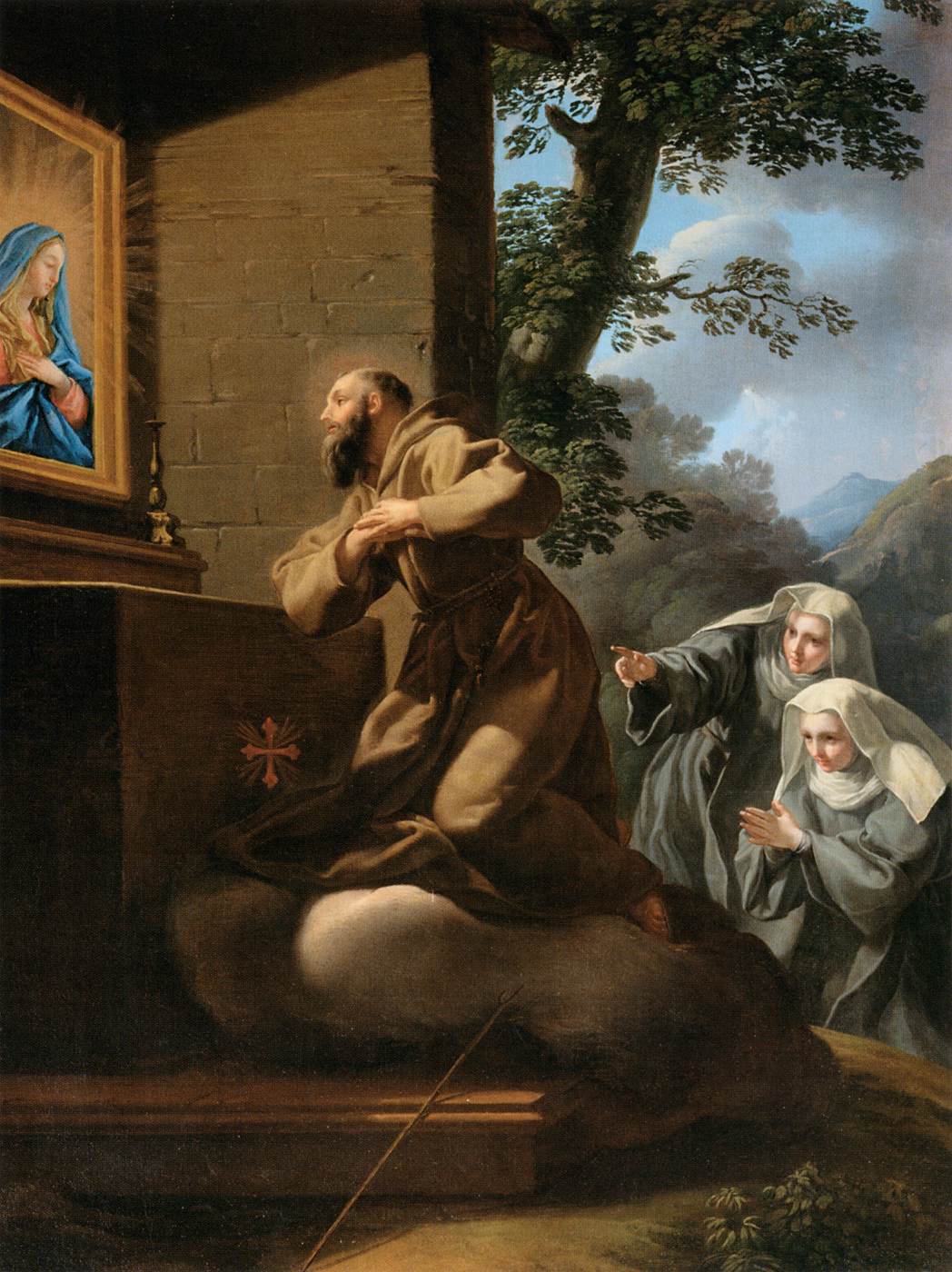 St Francis of Paola in Ecstasy by