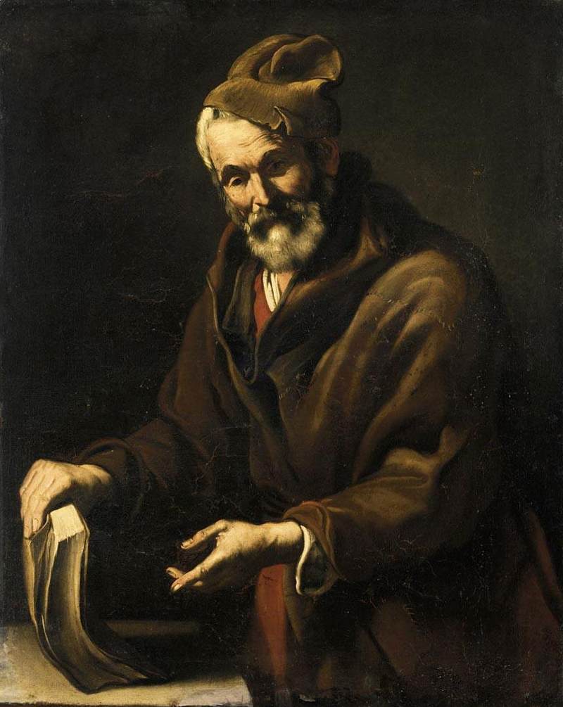 Portrait of a Philosopher by ROSA, Salvator