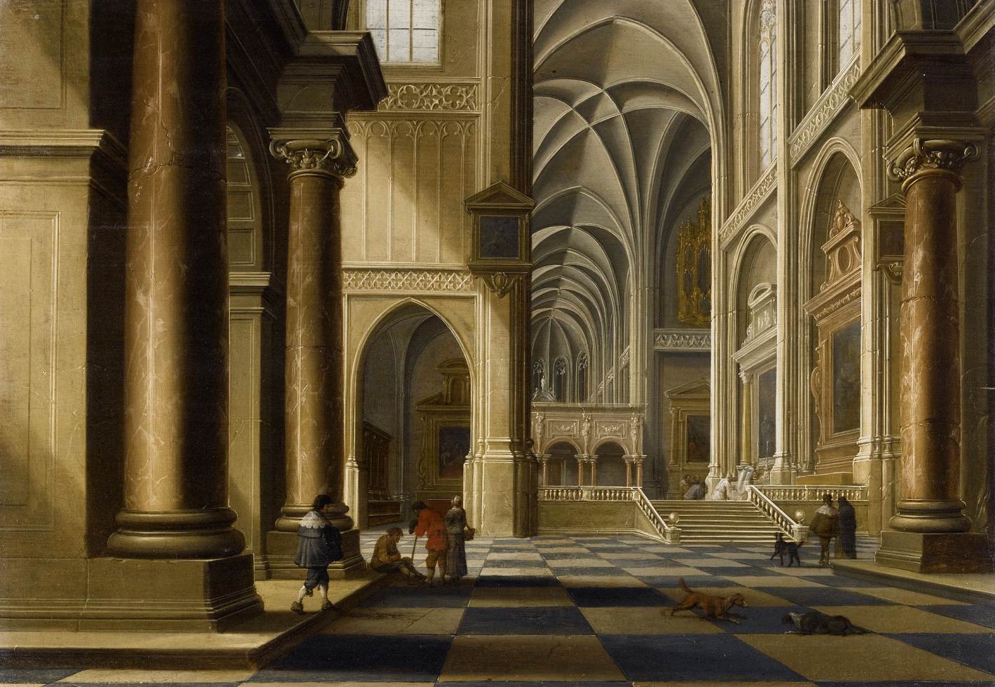 A Church Interior by BASSEN, Bartholomeus van