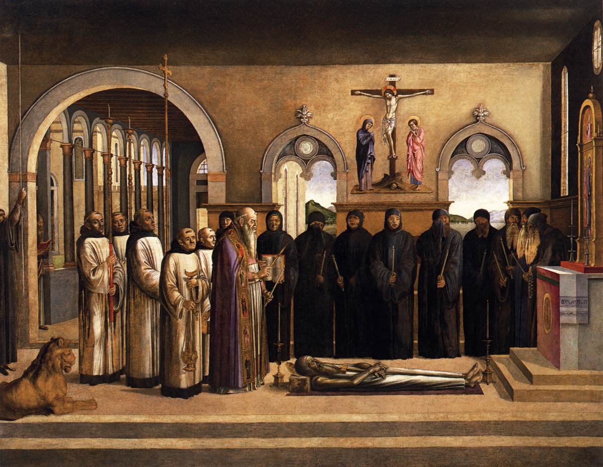 Funeral of St Jerome by BASTIANI, Lazzaro