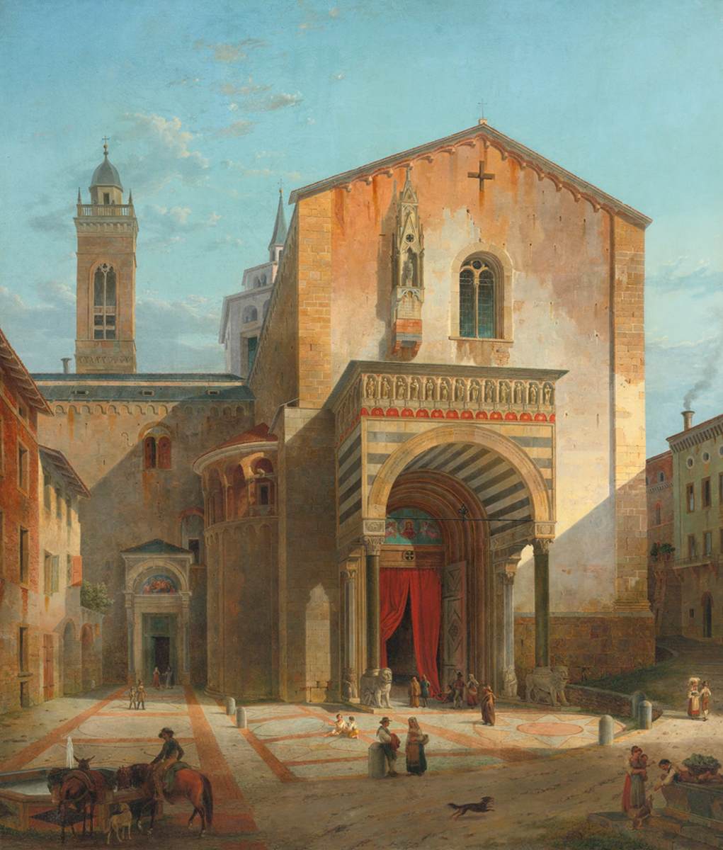 South Entrance of the Church of Santa Maria Maggiore, Bergamo by KLENZE, Leo von