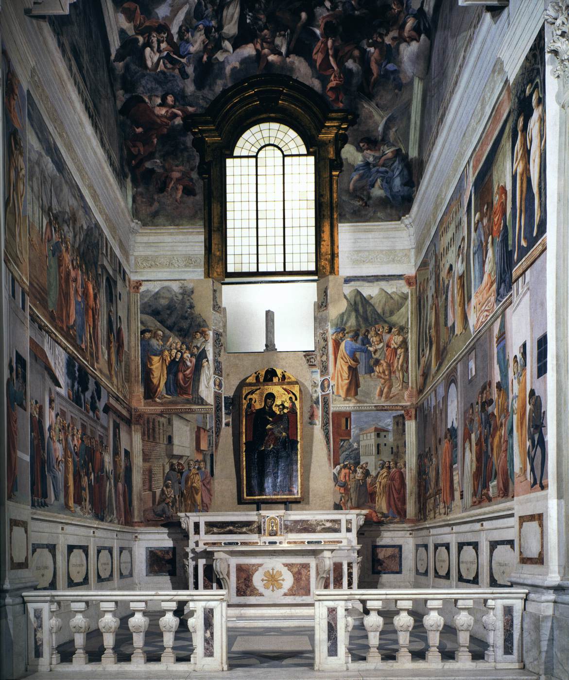 View of the Cappella Brancacci (after restoration) by