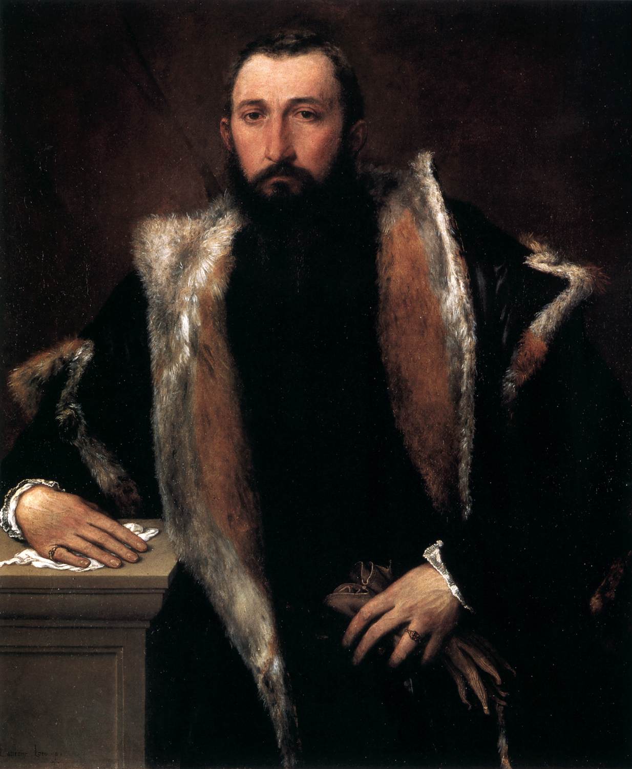 Portrait of Febo da Brescia by LOTTO, Lorenzo