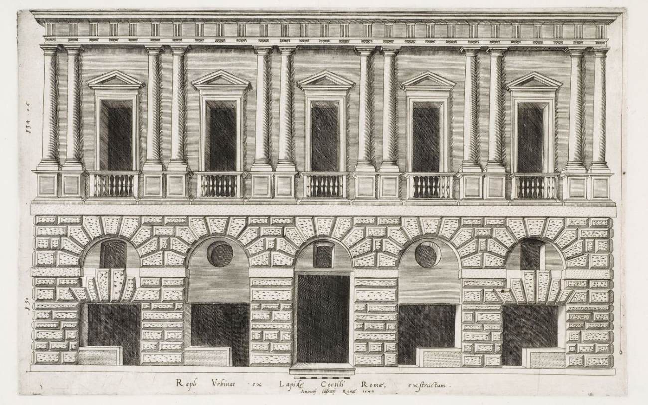 Palazzo Caprini: Façade by BRAMANTE, Donato