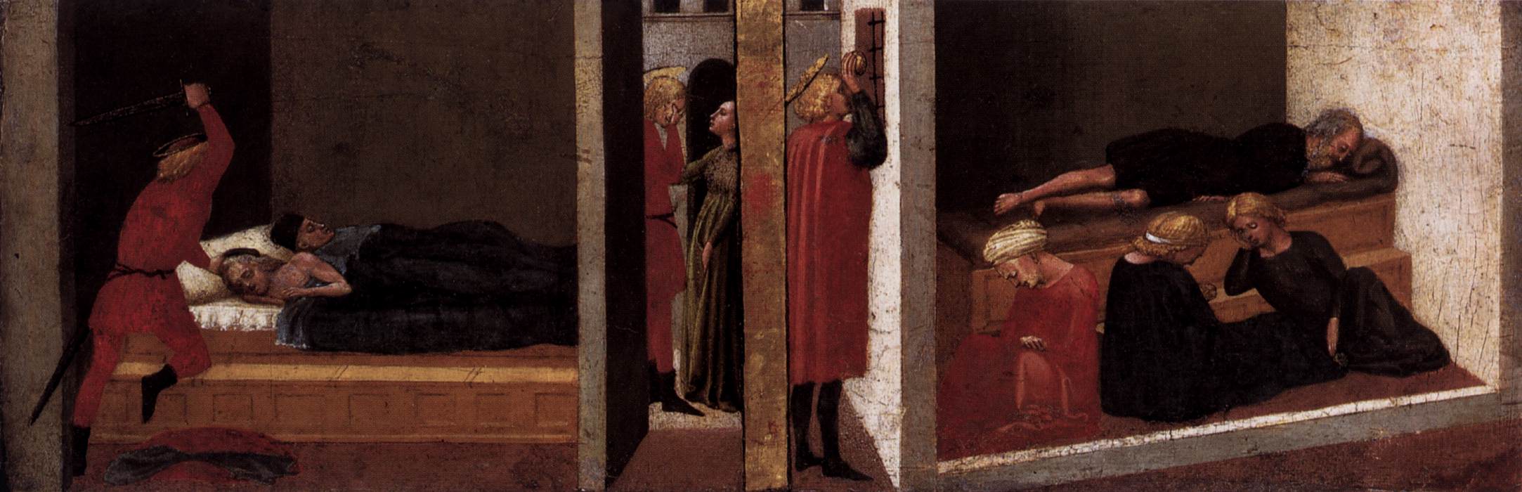 Predella panel from the Pisa Altar by MASACCIO