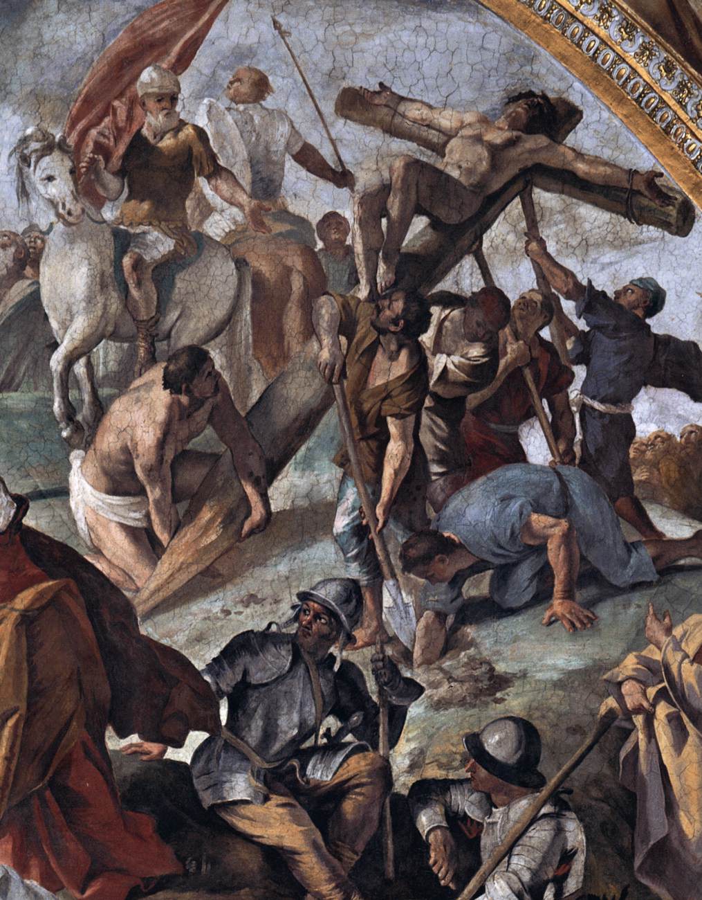 Crucifixion (detail) by LANFRANCO, Giovanni