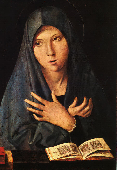 Virgin of the Annunciation by ANTONELLO da Messina