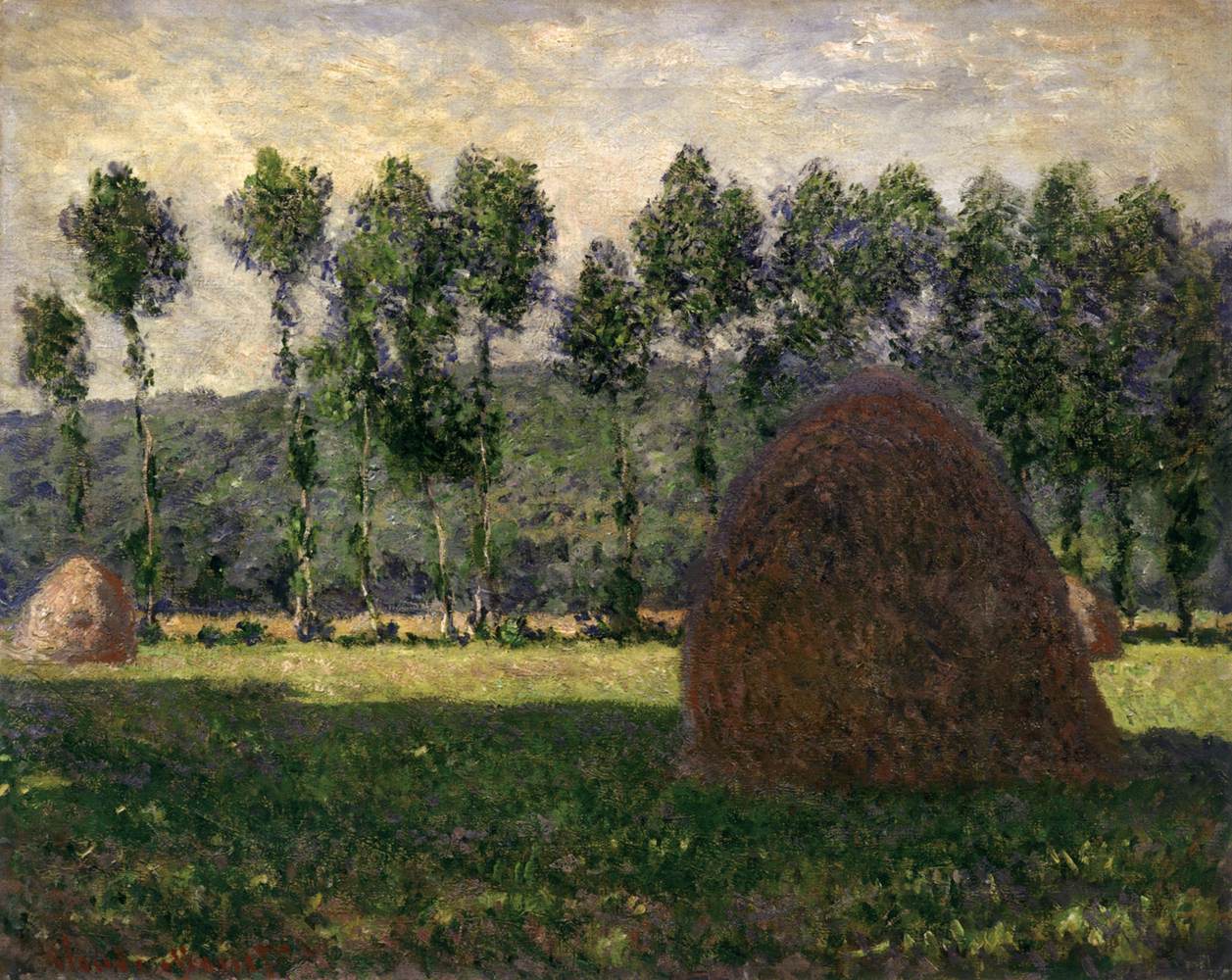 Haystacks at Giverny by MONET, Claude