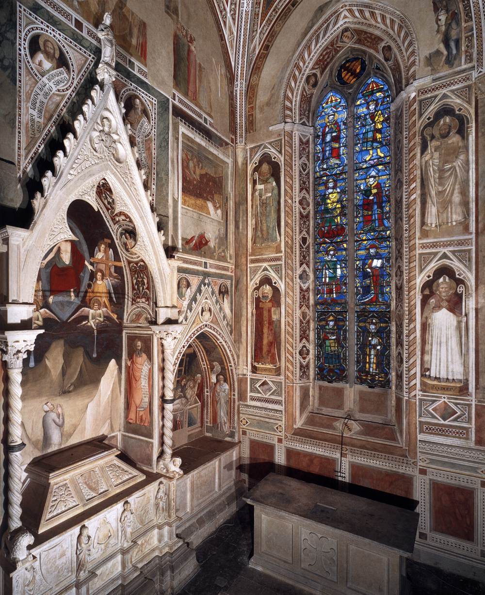 View of the Bardi di Vernio Chapel from the Southwest by MASO DI BANCO