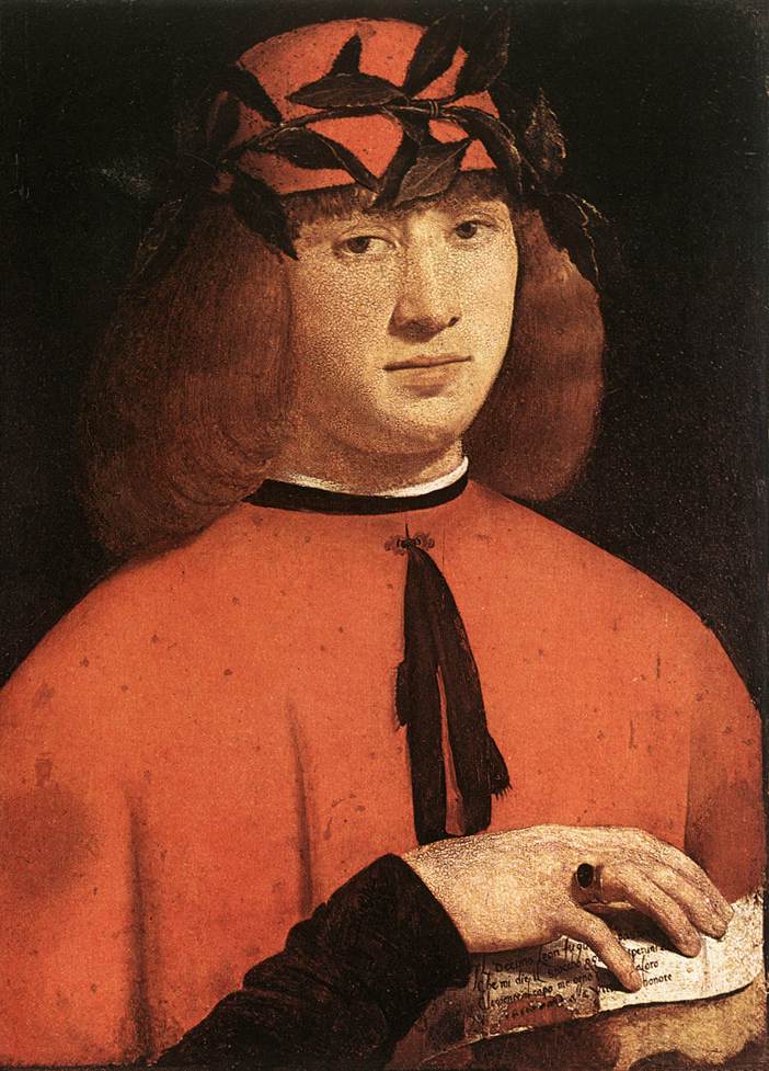 Portrait of Gerolamo Casio by BOLTRAFFIO, Giovanni Antonio