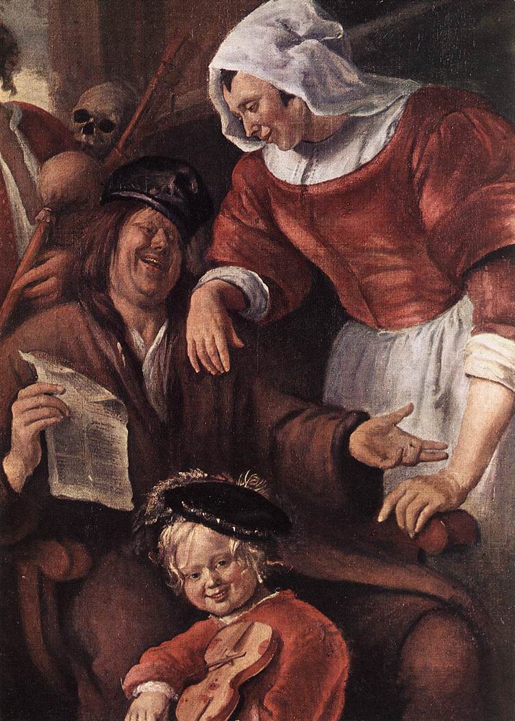 A Merry Party (detail) by STEEN, Jan