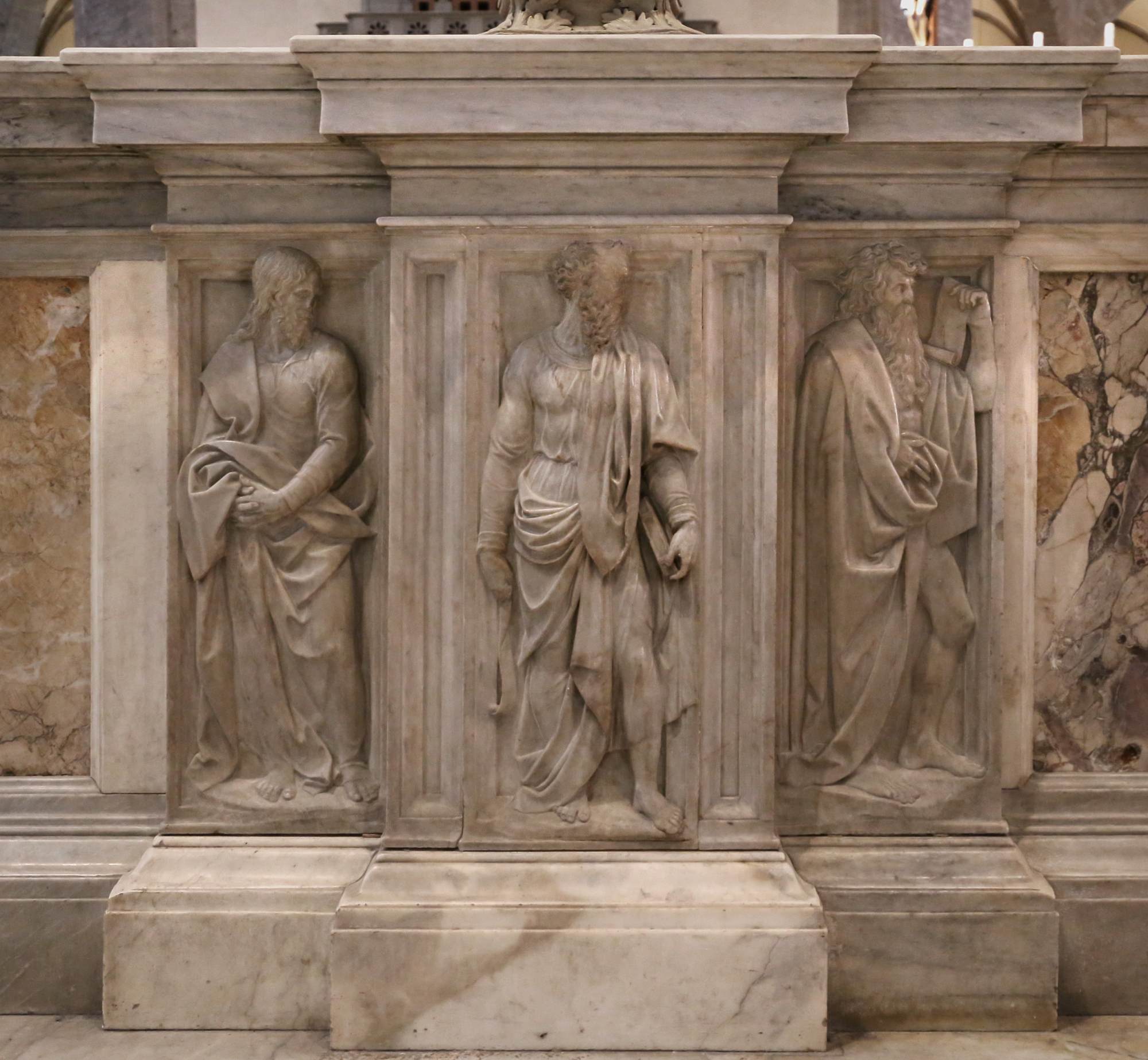 Balustrade in the choir (detail) by