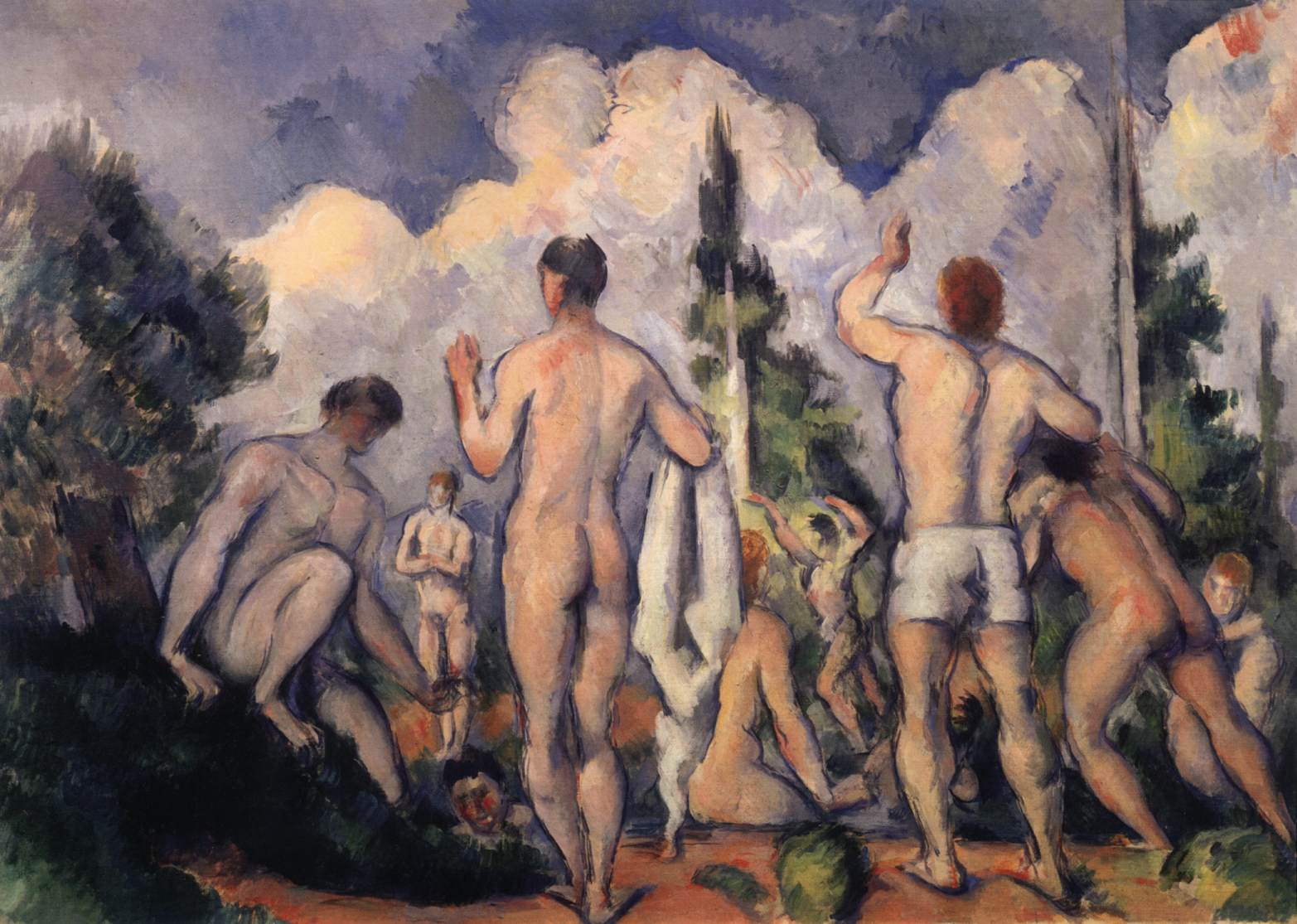 Bathers by CÉZANNE, Paul