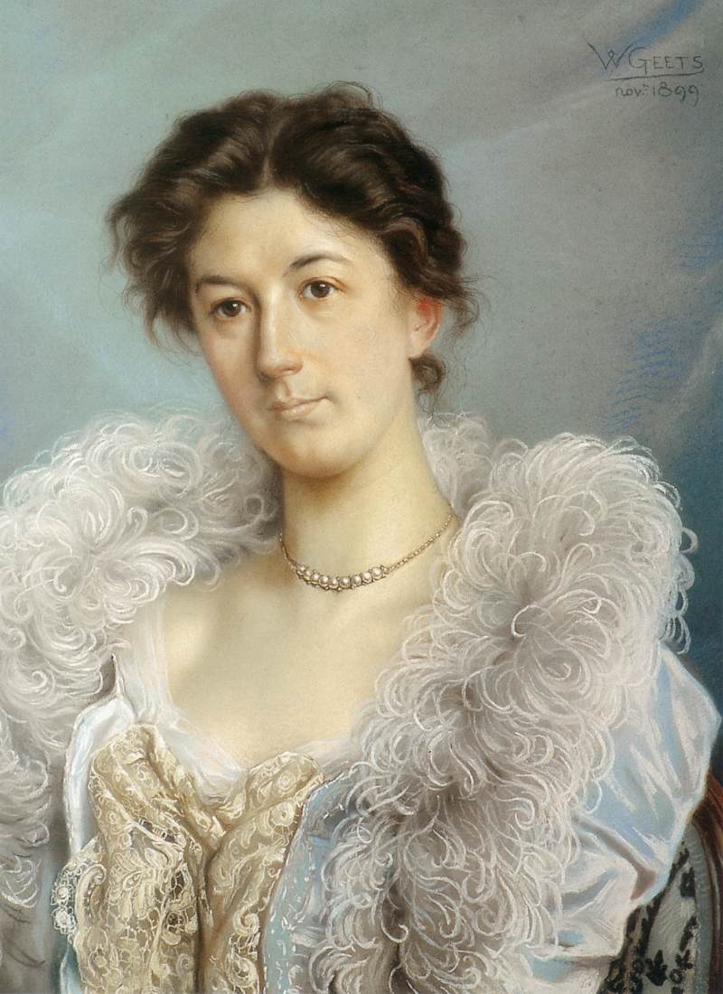 Portrait of Miss Steinmetz by GEETS, Willem