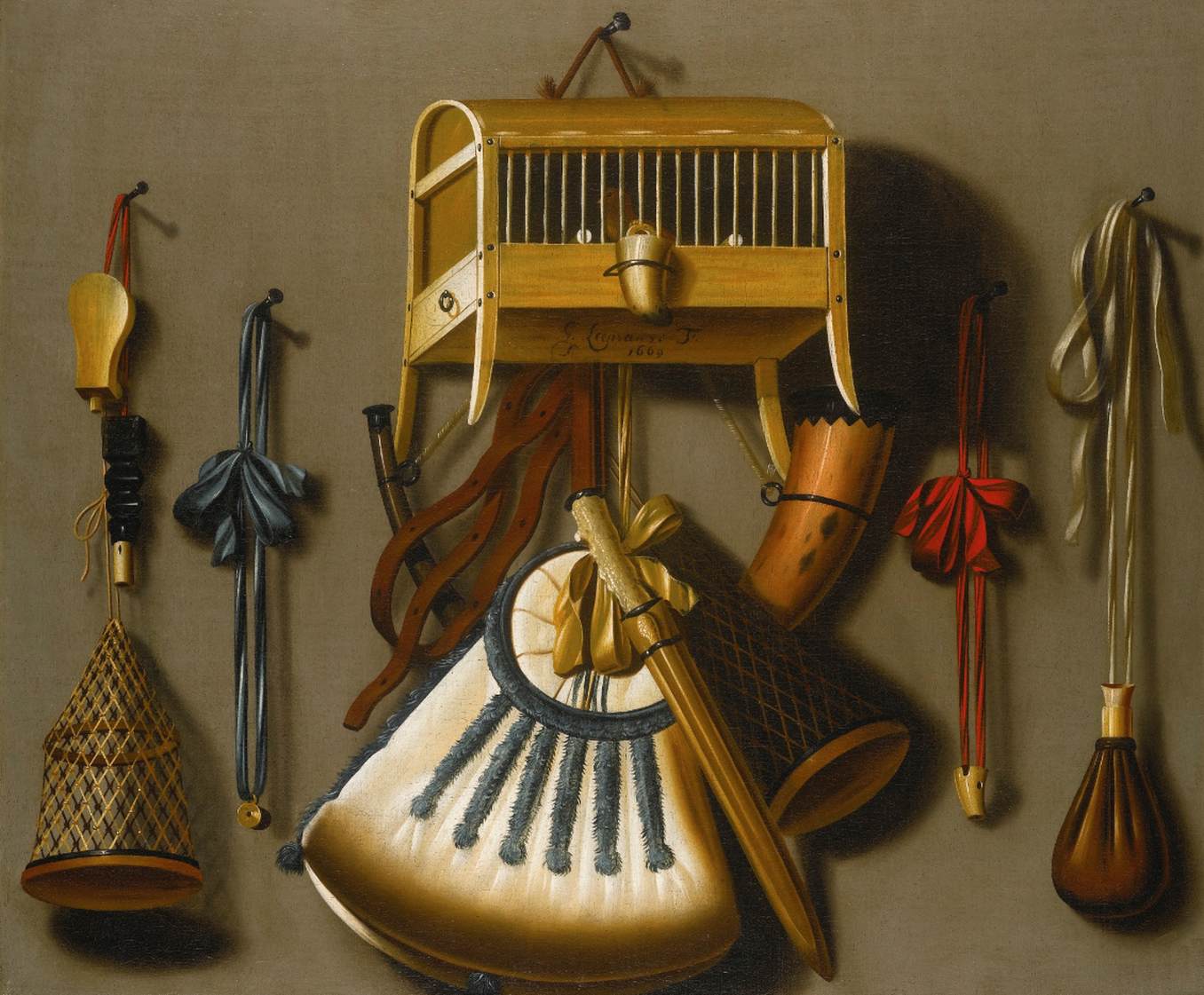 Trompe-l'Oeil Still-Life by LEEMANS, Johannes