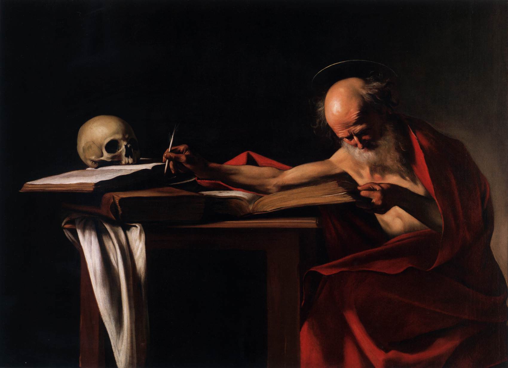 St Jerome by CARAVAGGIO