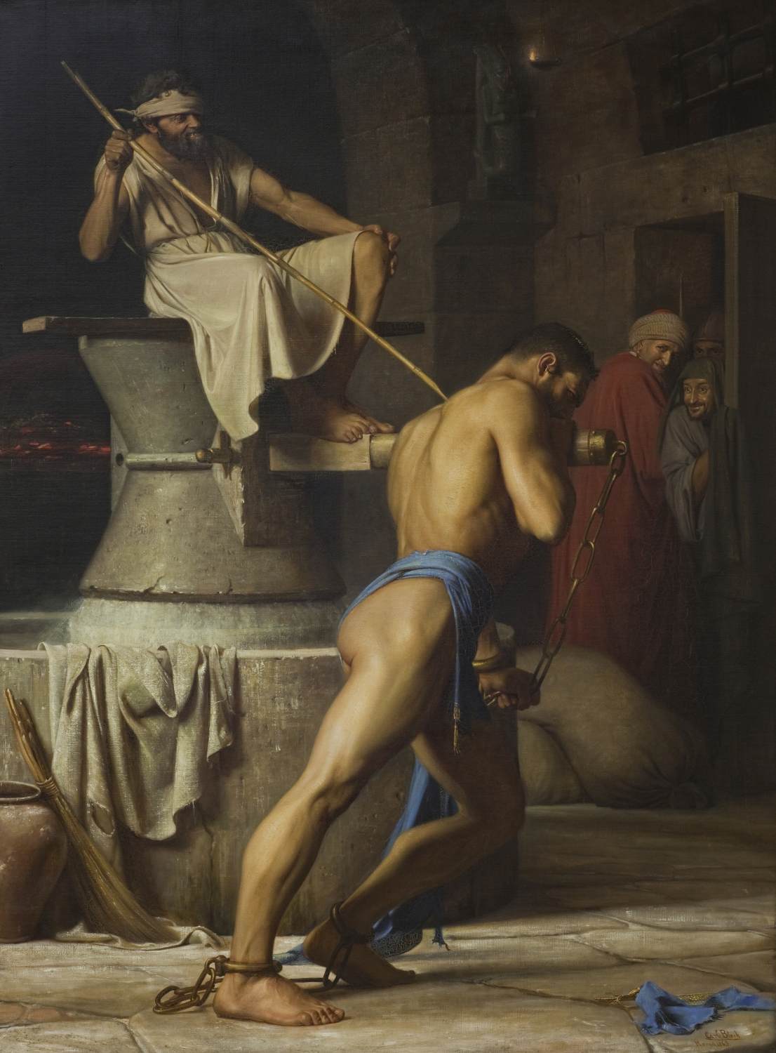 Samson and the Philistines by BLOCH, Carl Heinrich