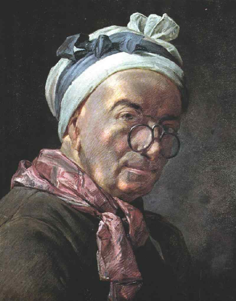 Self-Portrait by CHARDIN, Jean-Baptiste-Siméon