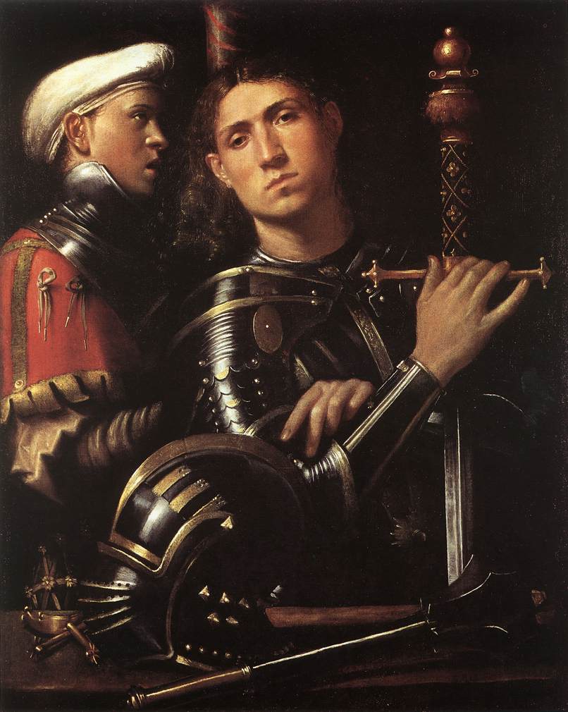 Warrior with Equerry by CAVAZZOLA