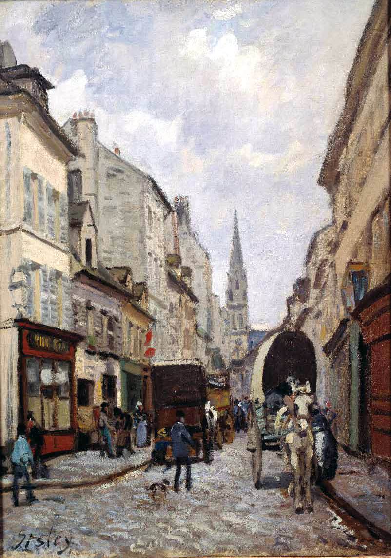 Grande Rue in Argenteuil by SISLEY, Alfred