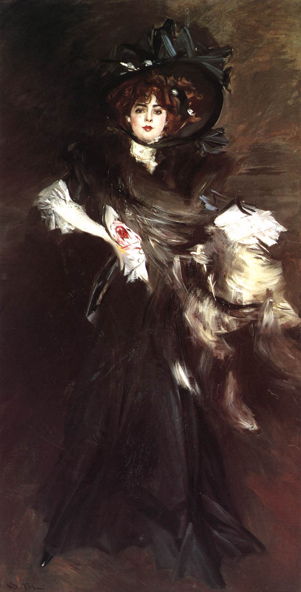 Portrait of Mlle Lantelme by BOLDINI, Giovanni