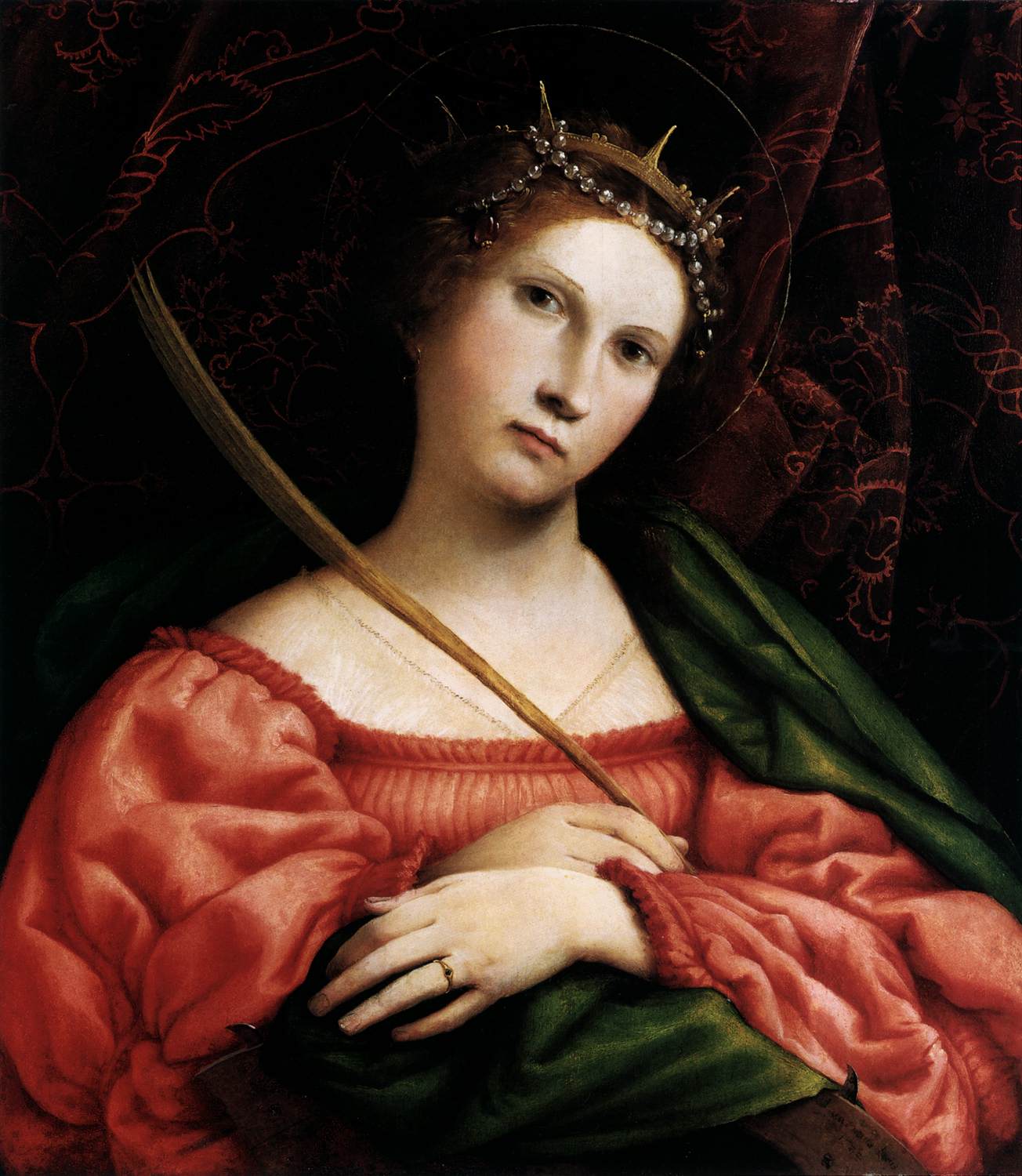 St Catherine of Alexandria by LOTTO, Lorenzo