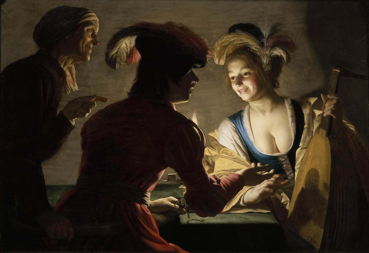 The Procuress by HONTHORST, Gerrit van