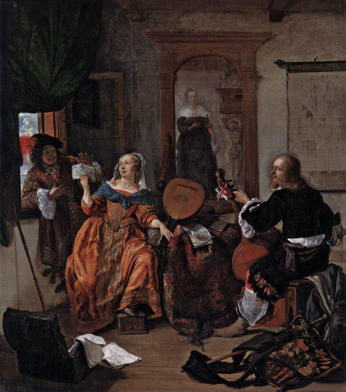 A Musical Party by METSU, Gabriel