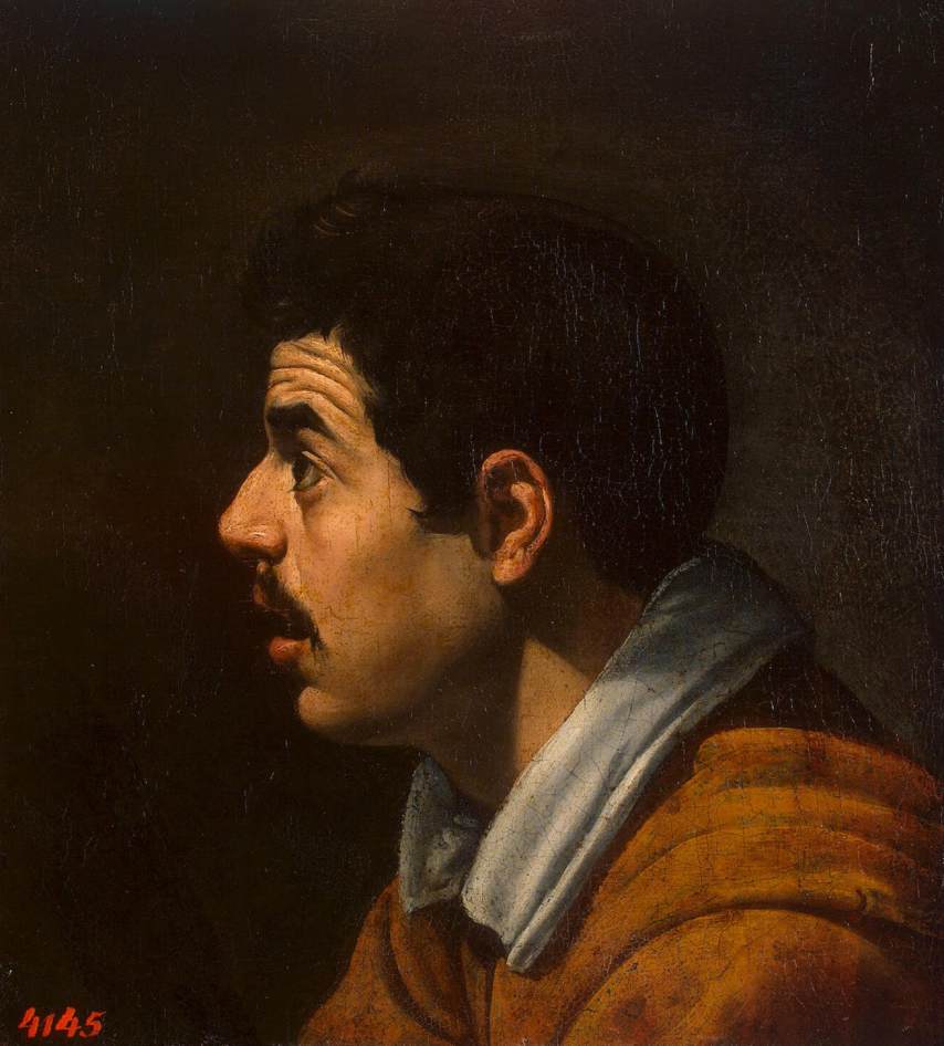 Head of a Man by VELÁZQUEZ, Diego Rodriguez de Silva y