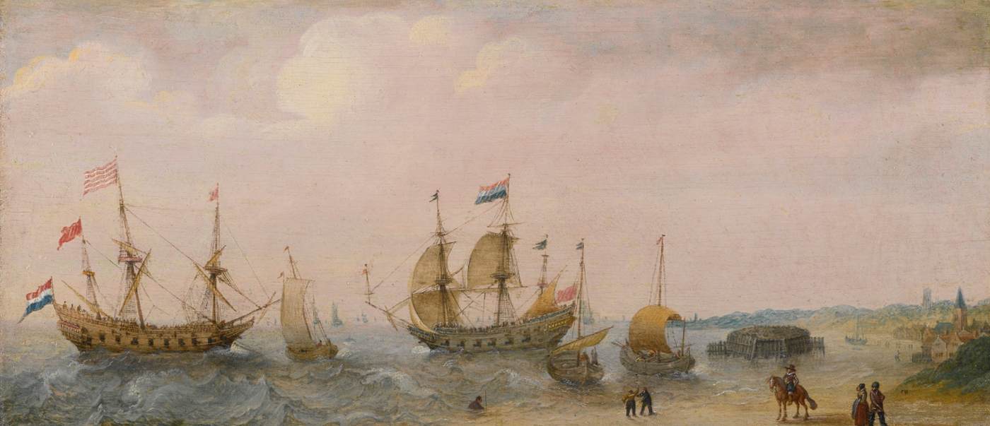 Coastal Scene by VERBEECK, Cornelis